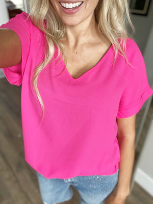 Good Girl V-Neck Short Sleeve (Multiple Colors)