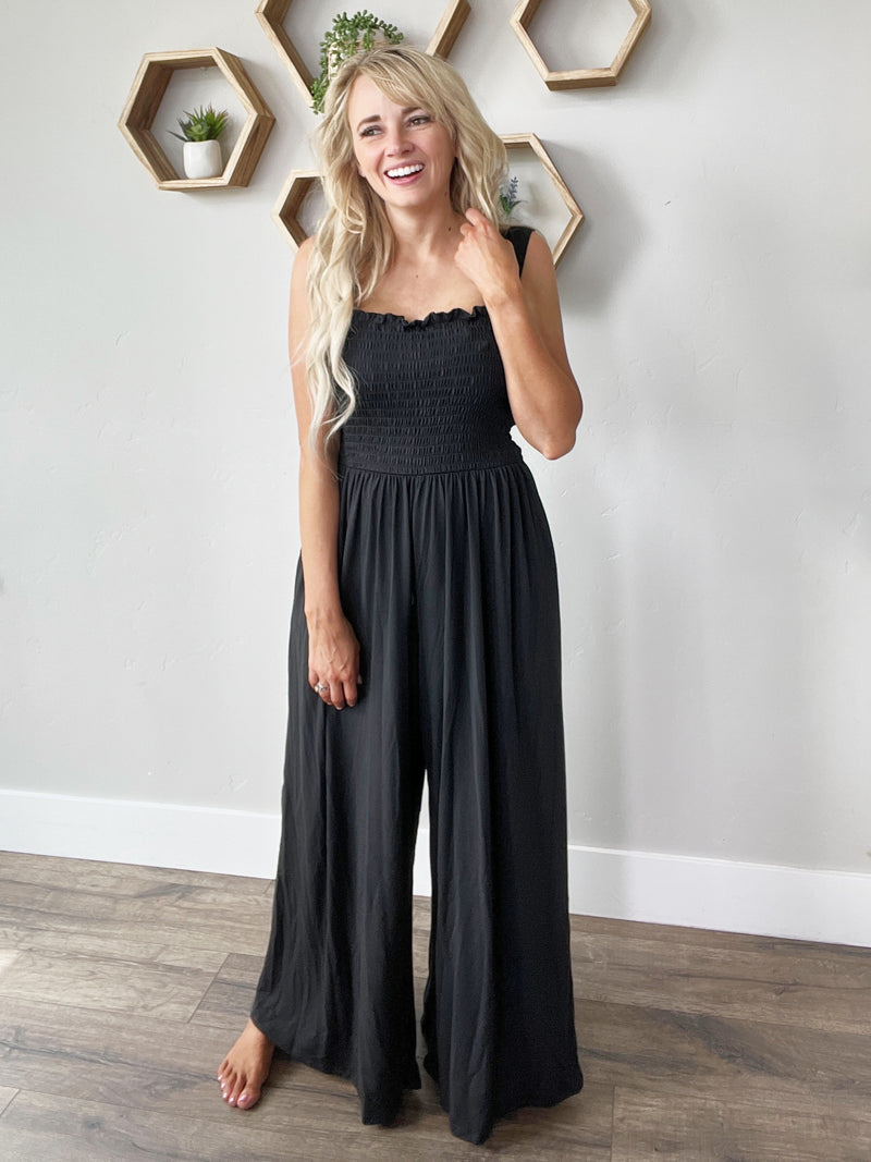 Better Days Jumpsuit in Black