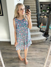 Floral Essence Tie Strap Dress