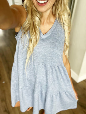 Leave it Behind Dress in Denim (SALE)