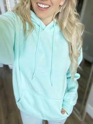 Stand By You Girlfriend Hoodie in Ice Mint