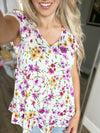Just Wanna Tell You How I'm Feelin' Floral Babydoll in Off-White