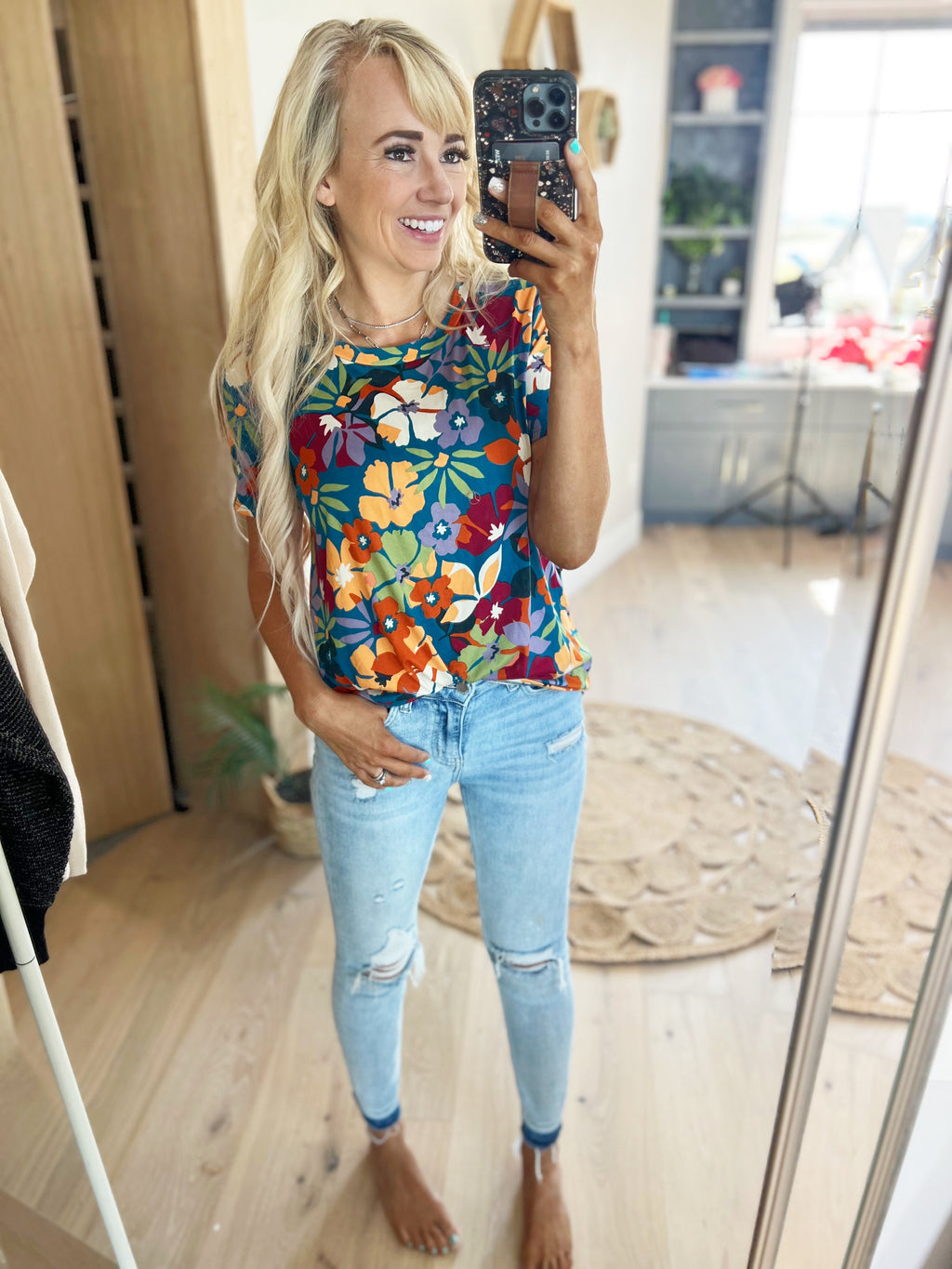Can't Stop the Beat Floral Top