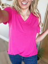 **Deal of the Day** Easy Going Short Sleeve V-Neck (Multiple Colors)