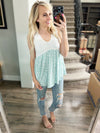Whoopsie Daisy Floral Peplum