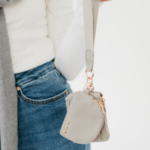 Wonderlust Woven Dual Pouch Wristlet Wholesale-Pouch-Pretty Simple