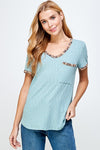 Where to Go Animal Print Top (Multiple Colors) (SALE)