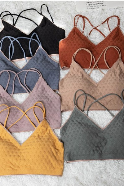 **Deal of the Day** Secrets To Tell Bralette (Multiple Colors)