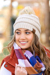 More Than A Feeling CC Classic Fur Pom Beanie (Multiple Colors)