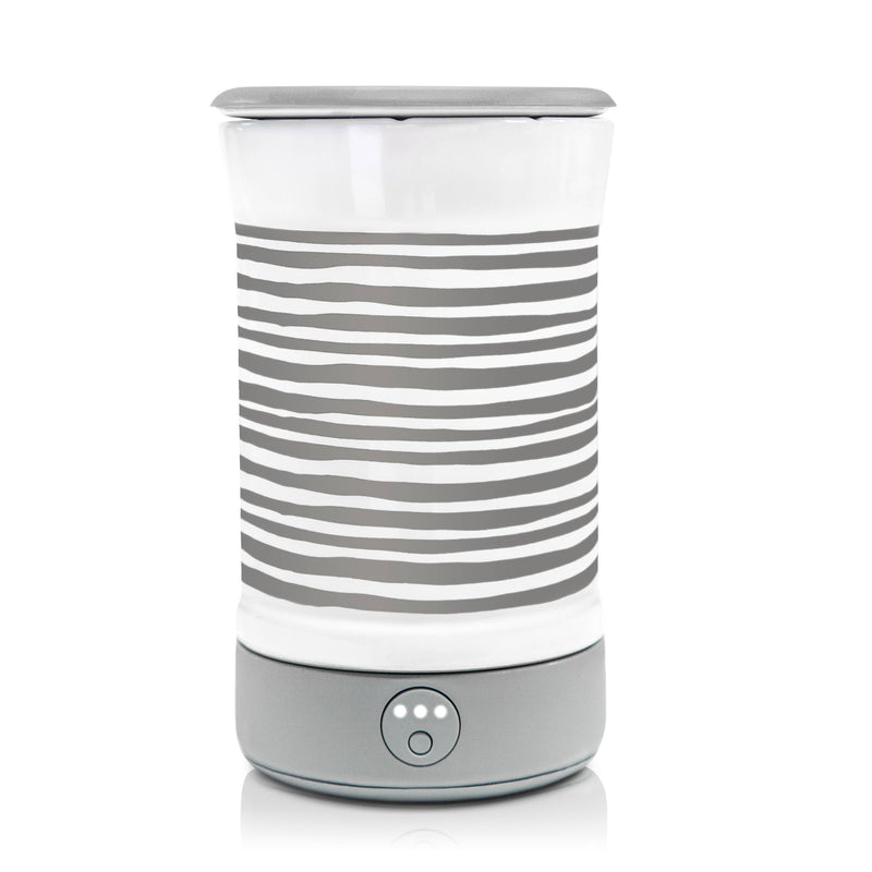 Signature Wax Warmer - Gray Stripe