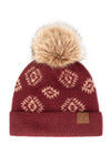 Come Over Here Aztec Beanie (Multiple Colors)