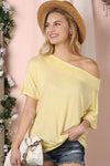 **Deal of the Day** Not Alone Off-Shoulder Top (Multiple Colors)