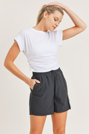 Mono B More Places Side Scrunch Top (Multiple Colors)