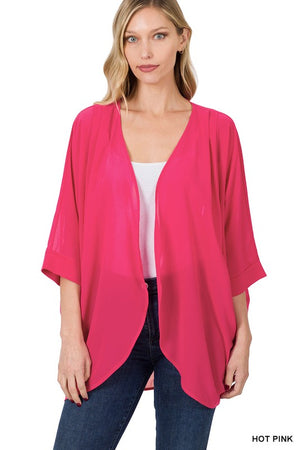 Where to Go Chiffon Cardigan (Multiple Colors)