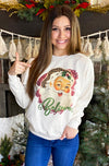 Vintage Believe Santa Pullover Sweatshirt