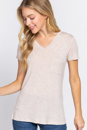 **Deal of the Day** Taking Chances V-Neck Tee (Multiple Colors)