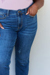 Judy Blue Mid Rise Cropped Jeans