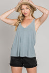 Falling Apart Ribbed Tank Top (Multiple Colors)