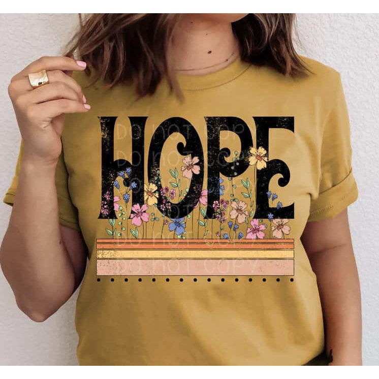 Hope Flowers Graphic Tee