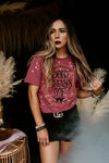 Don't Cross Me Bleached Tee