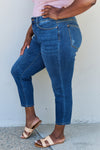 Judy Blue Mid Rise Cropped Jeans