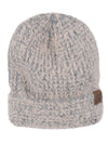 CC Fuzzy Two Tone Beanie (Multiple Colors)