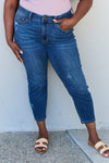 Judy Blue Mid Rise Cropped Jeans
