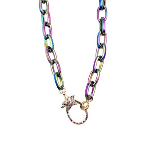 Treasure Jewels Dazzling Star Clip Necklace