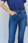 Judy Blue Mid Rise Cropped Jeans