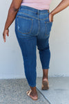 Judy Blue Mid Rise Cropped Jeans