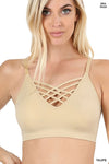 Where You Are Criss Cross Bralette (Multiple Colors) (SALE)