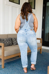 Judy Blue Distressed Straight Leg Overalls