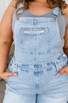 Judy Blue Distressed Straight Leg Overalls
