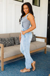 Judy Blue Distressed Straight Leg Overalls