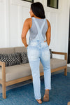 Judy Blue Distressed Straight Leg Overalls