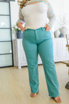 Judy Blue Pop Of Color Straight Jeans