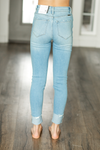 KanCan Step High Rise Light Wash Jeans (SALE)