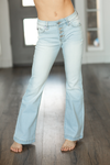 KanCan My Way Light Wash Petite Flare Jeans