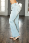 KanCan My Way Light Wash Petite Flare Jeans