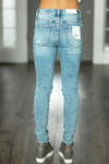 Vervet My Head Distressed Medium Wash Jeans