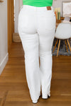 Judy Blue Gone For The Weekend Straight Leg Jeans In White
