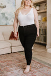 Judy Blue High Rise Tummy Control Skinny Jeans in Black