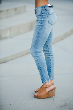 KanCan Pledge My Love Light Wash Jeans
