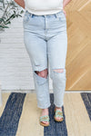 Risen Good Karma Light Wash Distressed Jeans