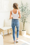 Judy Blue Dandelion Embroidery Skinny