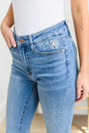 Judy Blue Dandelion Embroidery Skinny
