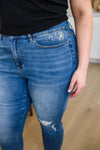 Judy Blue Dandelion Embroidery Skinny