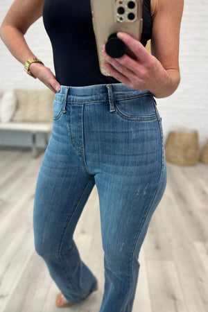 Judy Blue High Rise Pull On Slim Bootcut