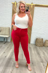 Judy Blue Skinny Jeans in Red
