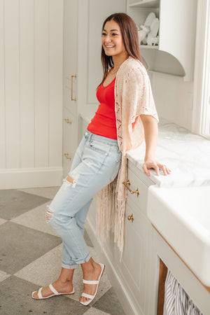 Judy Blue Super Light Destroyed Boyfriend Jeans